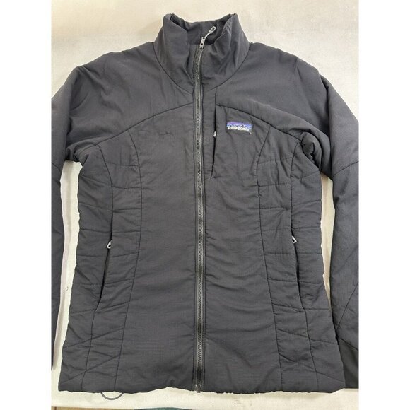 Patagonia Nano Air Ultralight Puffer Jacket Black Women’s S READ REPAIRED - Picture 1 of 11